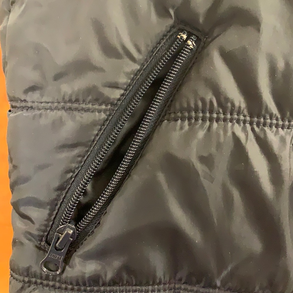 American Eagle Outfitters Ladies XS Navy Blue Puffer Vest Nylon Fleece Lined - Picture 8 of 8